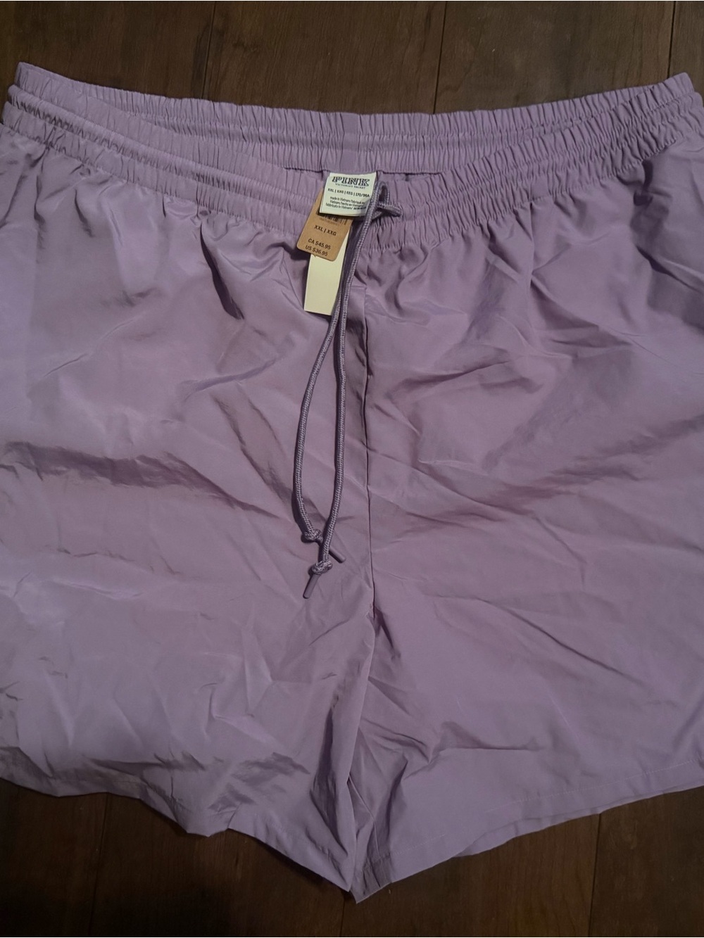 PINK Victoria's Secret Lavender Drawstring Shorts